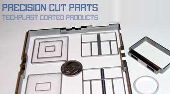 Precision cut plastic parts.